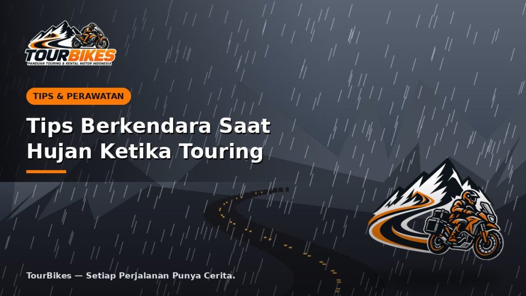 Tips Berkendara Saat Hujan Ketika Touring